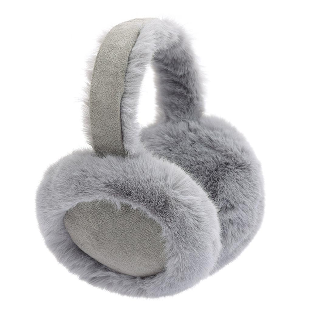 Collapsible Plush EarMuffs for Women and Kids Ear Warmer Furry Headband for Winter Christmas New Year Gifts
