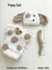 Handmade Crochet Puppy-Shaped Baby Photo Outfit