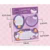 1PACK cartoon combination sticky notesins creative message alien N times pasted student cute notebook sticky notes