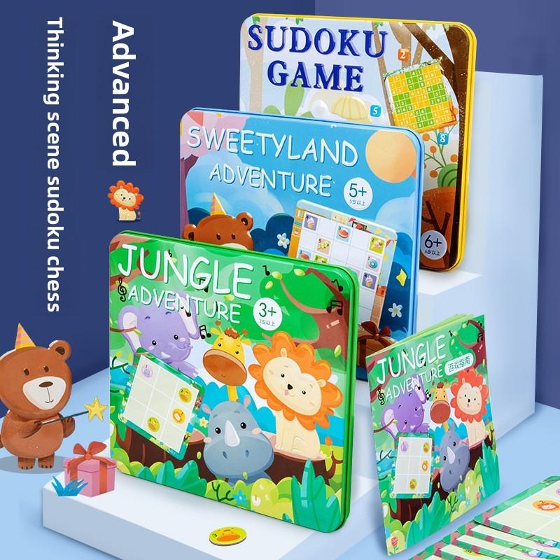 Childrens Wooden Magnetic Sudoku Puzzle Toy For Logic And Brain Training