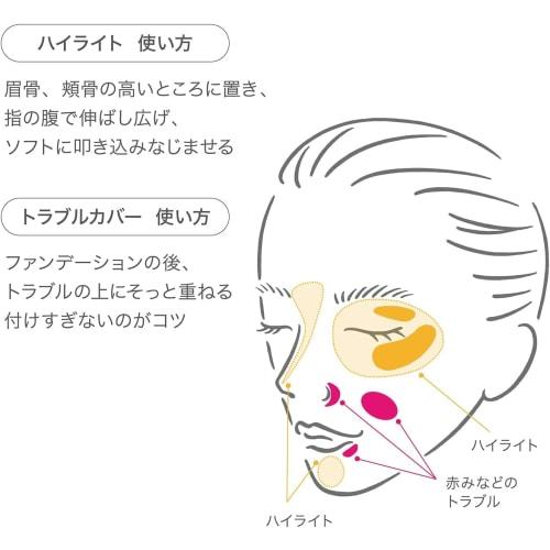 [RMK Official] RMK Luminous Pen Brush Concealer 01 1.7g (Brush Pen Type Pen Type Concealer Pink Coral Highlight Partial Foundation)