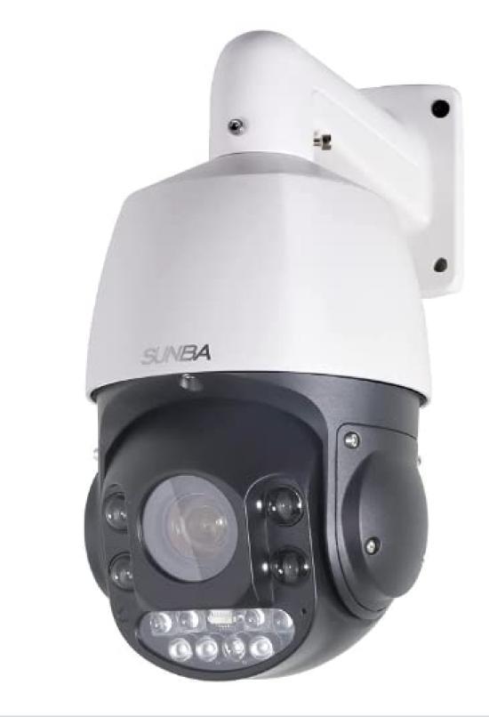 

Outdoor security PoE powered PTZ camera 25x optical 5MP dome security AI automatic IP66 infrared reach 100 meters [SUNBA P425] camera, + outdoor,