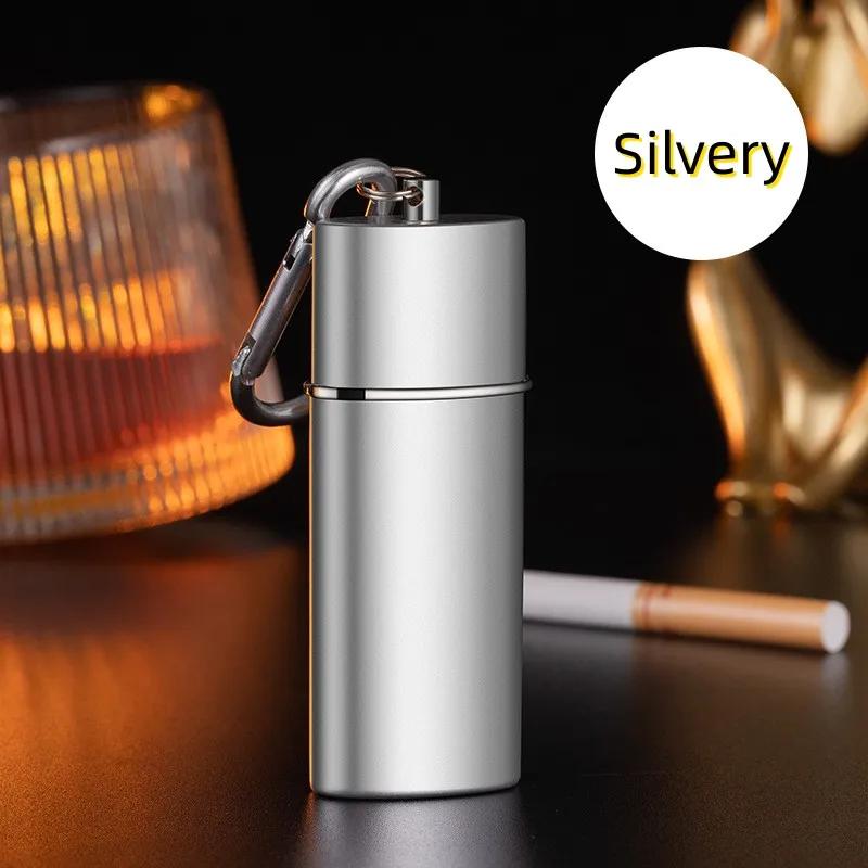 Portable Ashtray Mini Anti-odor Pocket Ashtray with Key Cigarette Ashtray with Lid Ashtray Suitable for Outdoor Travel Ashtray