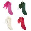 Christmas Tree Ornament Bows Christmas Stockings Gift Bag Christmas Hanging Socks For Fireplaces Door Decoration