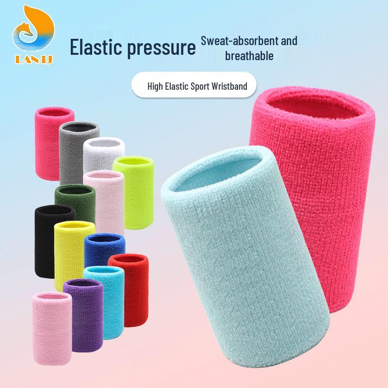 Elastisches Sport-Schweißband - Fitness-Lauf-Schweißband & Handgelenkstütze für Männer und Frauen, Ideal für Badminton, Basketball, Volleyball.