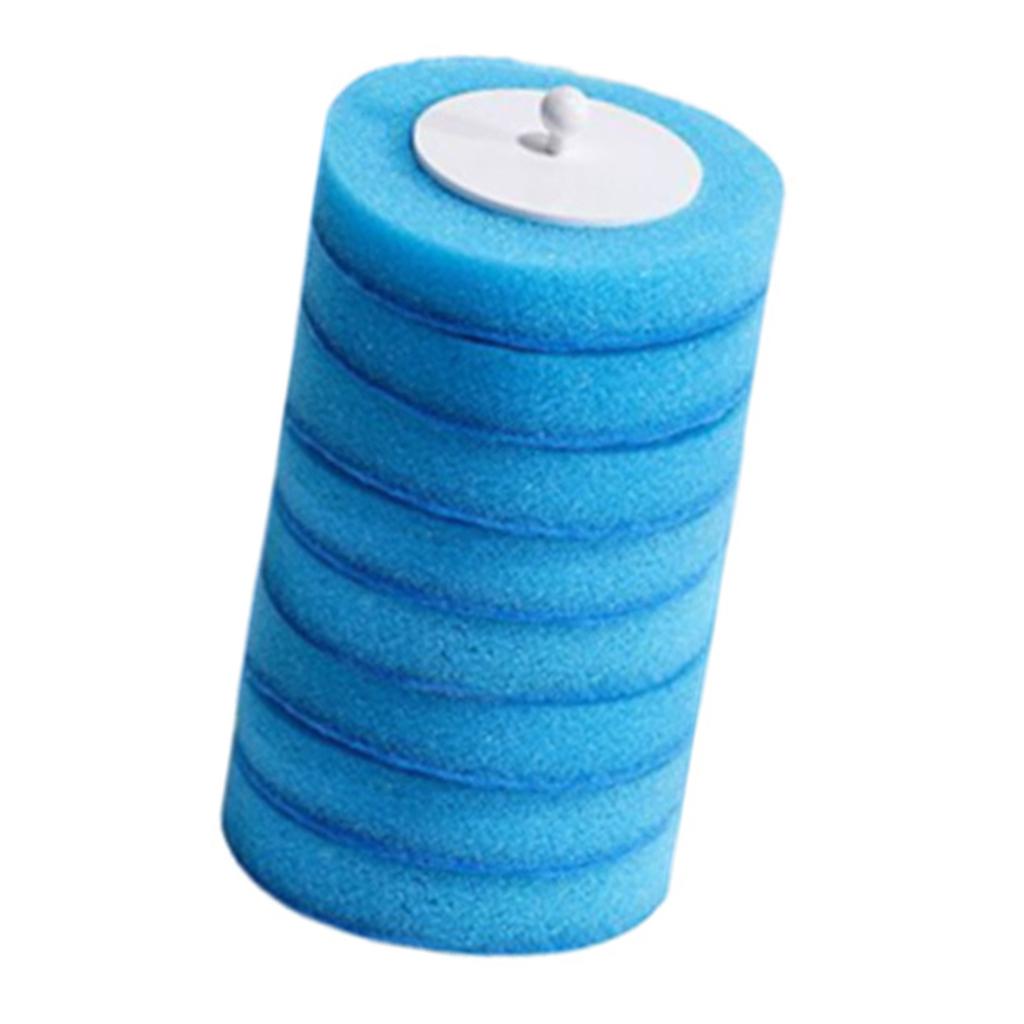 Toilettenbürstenköpfe mit Reinigungsmittel Spülbarer Toilettenbürstenaufsatz Bürsten-Nachfüllkopf-Set für Hygienische Badreinigung