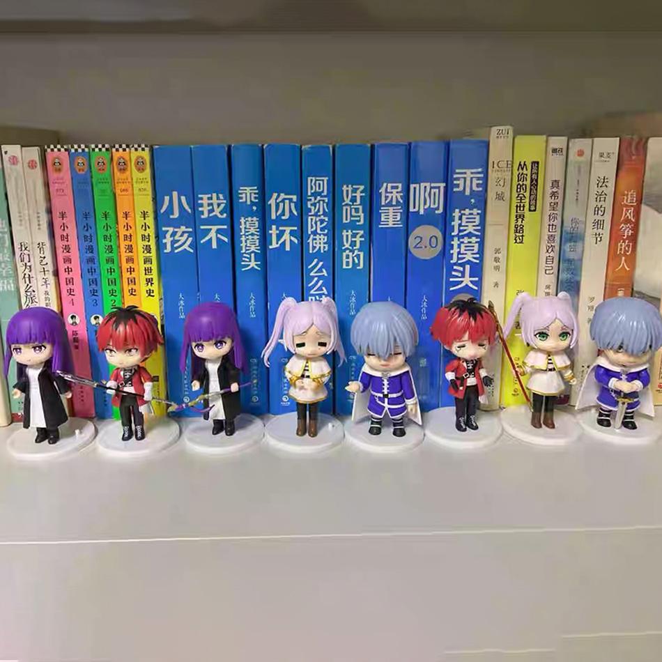 Frieren: Beyond Journey's End 10cm Anime Figures Frieren Himmel Action Figure Boys Gift Set Figure Doll Toys Durable