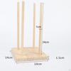 Ribbon Organizer Wooden Holder Storage Rack Sewing Thread Accessory Space Saving Function Suitable