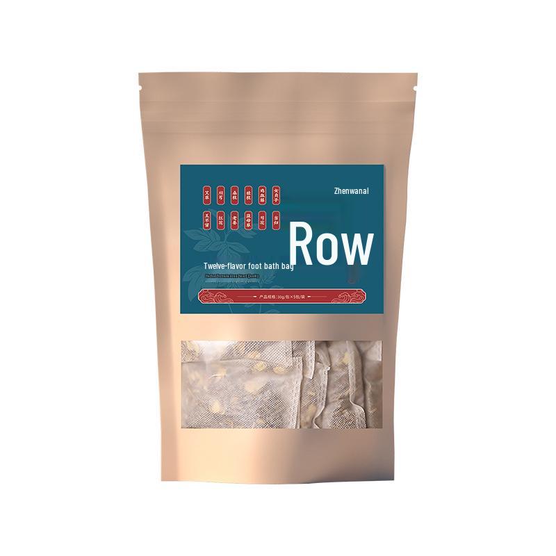 Twelve Flavor Herbal Foot Soak Bags: Winter Mugwort, Safflower, Old Ginger