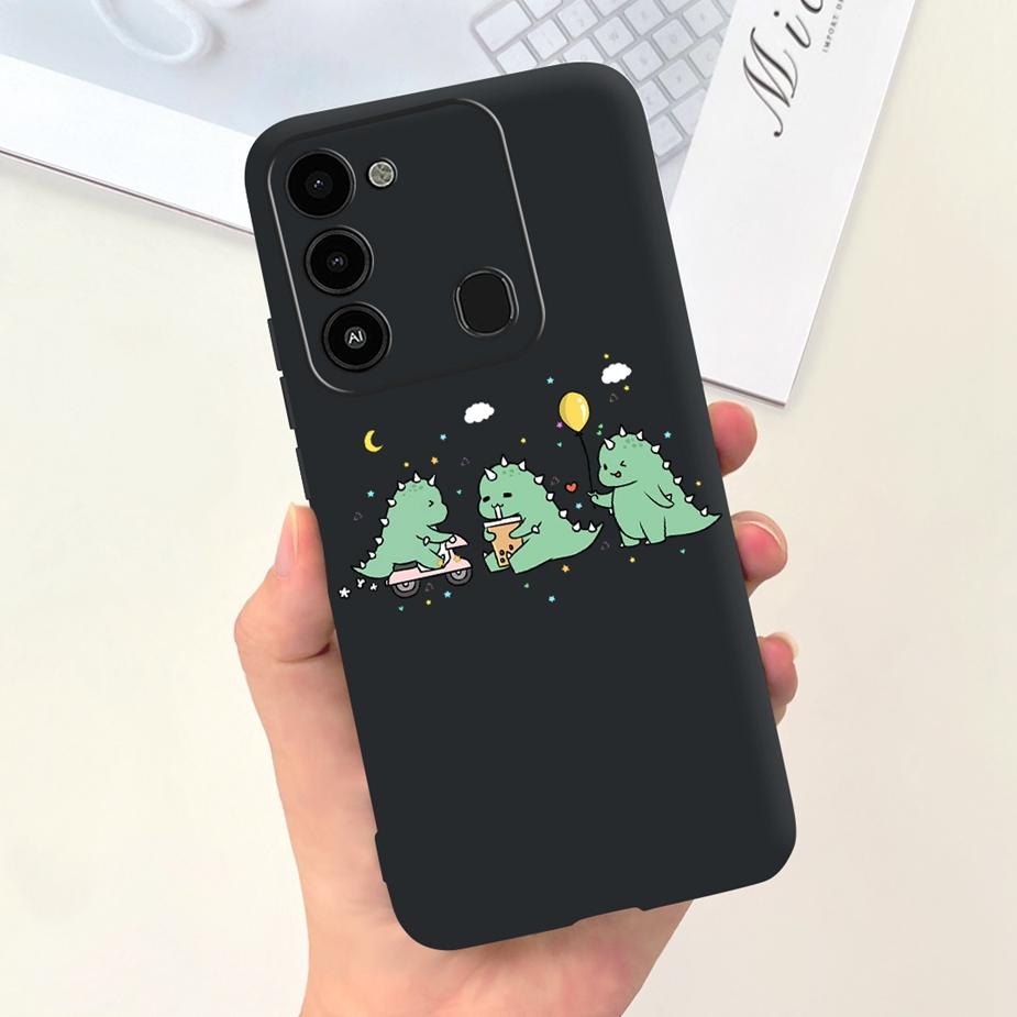 For Tecno Spark 8C Case KG5k KG5j KG5n Stylish Candy Painted Cover Soft Silicone Phone Case For Tecno Spark Go 2022 Spark8C Bags