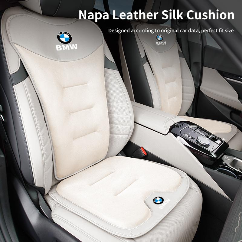 Sıcak 2025 Araba Koltuğu Buz İpeği Minder Ped Kaymaz Koltuk Kılıfı Matı BMW X3 X5 M5 M3 E46 E90 E60 F10 E39 F30 E36 G30 E87 İçin