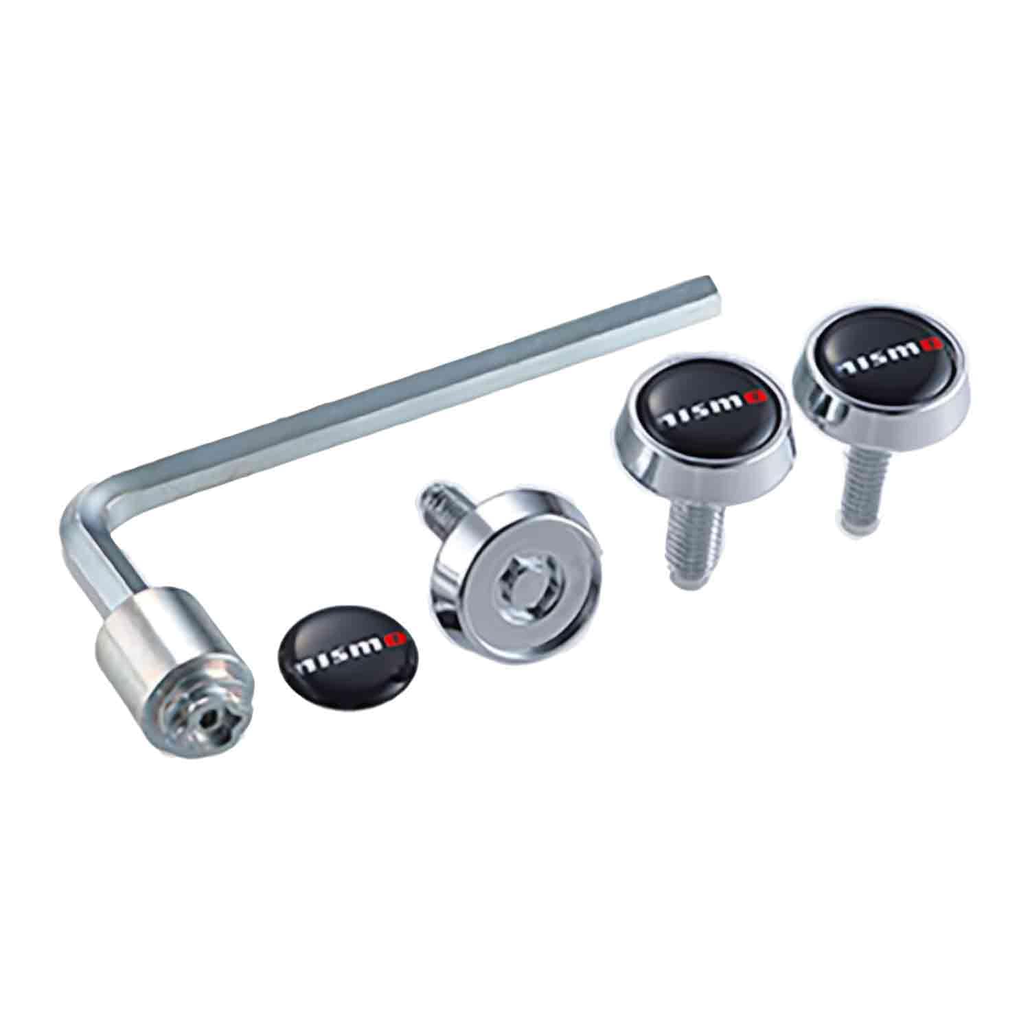 

Nismo License Plate Lock Set, Number Plate Lock Bolt 96231-RN010