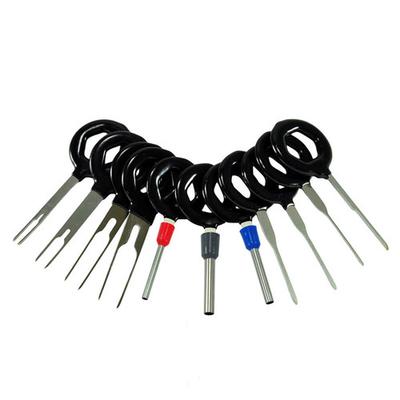 11 Sztuk Narzędzie do Usuwania Terminali Przewodów Samochodowych Złącze Przewodów Pin Zwalniający Ekstraktor Ściągacz