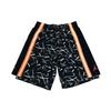 Splatter Graffiti Sport Knit Shorts Men Bottoms Black CW7084-010
