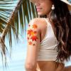 12 pièces Tatouages Temporaires Motifs Papillons Designs Floraux Colorés Autocollants Corporels Imperméables Longue Durée Pour Bras Adulte