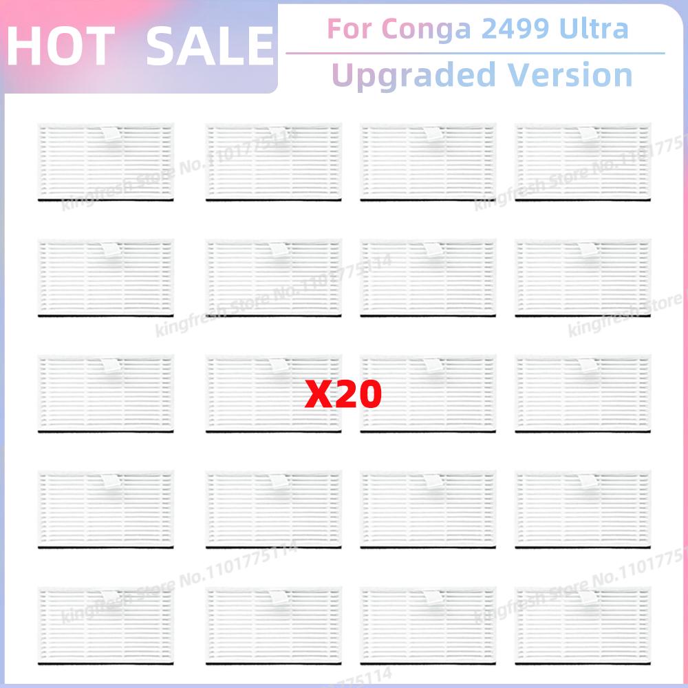 Fit For Conga 2499 Ultra Home Advanced / Titanium / X-TREME Robot Vacuum Parts Hepa Filter Dust Bag Accessories