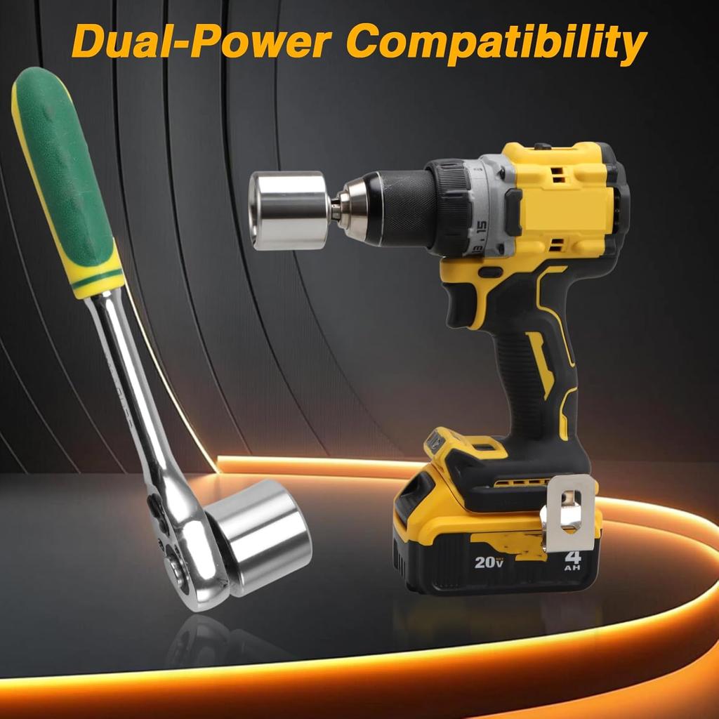 Stainless Steel SBC Crank Crankshaft Turning Socket Compatible With Small Block Chevy 1955-2000 V8 1978-2006 200/262