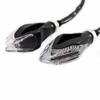 12V Red Motorbike Tail Light Indicators LED Turn Signal Lights Turning Indicator