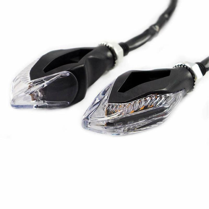 12V Red Motorbike Tail Light Indicators LED Turn Signal Lights Turning Indicator