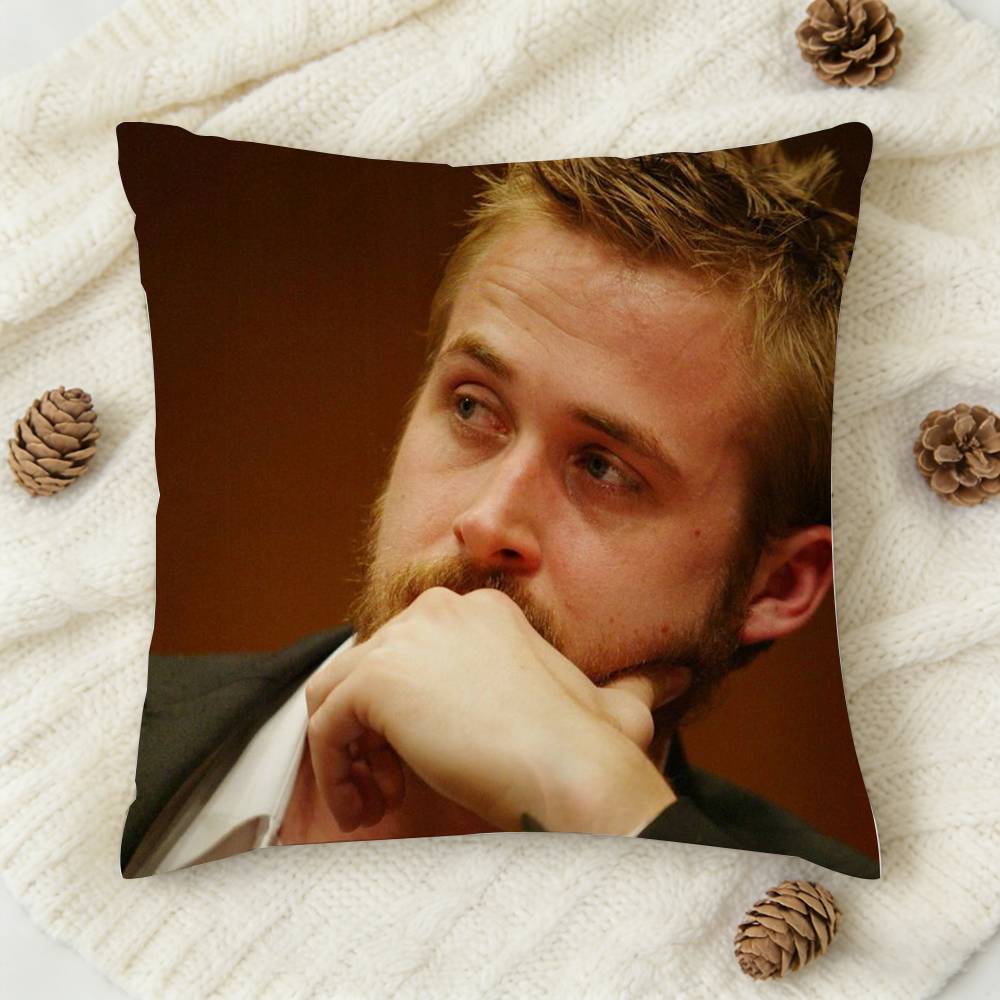 

RRyan Gosling PProject Hail Mary Doublesided Printed Square Decorative Cushion Cover for Sofa Living Room Home Decor 30x30 cm