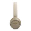 JBL TUNE530BT Wireless Headphones Bluetooth 76 Hours Playtime On-Ear USB-C Charging Multi-Point Beige JBL App Compatible