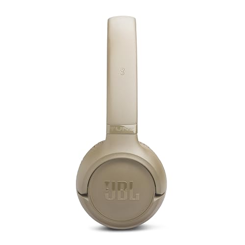 JBL TUNE530BT Wireless Headphones Bluetooth 76 Hours Playtime On-Ear USB-C Charging Multi-Point Beige JBL App Compatible