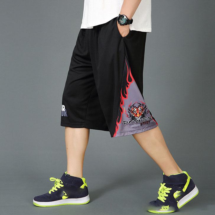 Mysterious Gift Heren korte broek Snel drogende grafische heren shorts Lange oversized training basketbal Bermuda 3 kwart elastische L
