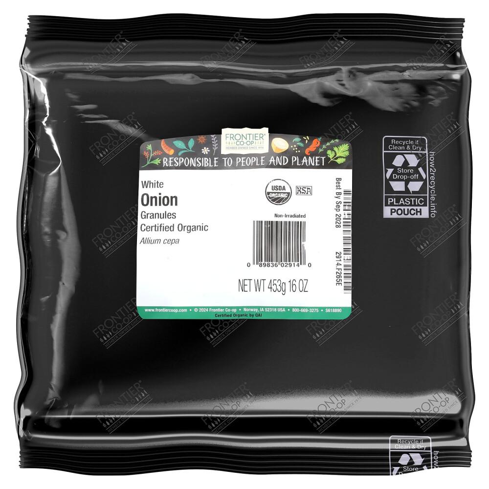 Frontier Natural Products White Onion Granules, 453g (16oz)