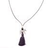 Qingdao Jewelry Light Luxury High-End Zebra Fringed Niche Design Ethnic Style Women 26 Horse New Necklace