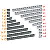 Mattoncini MOC Tecnici Braccio di Sollevamento Trave Foro Spesso Figure 1x3 1x4 1x5 1x6 1x7 1x9 1x11 Sostituzione Parti Compatibile Tutte le Marche