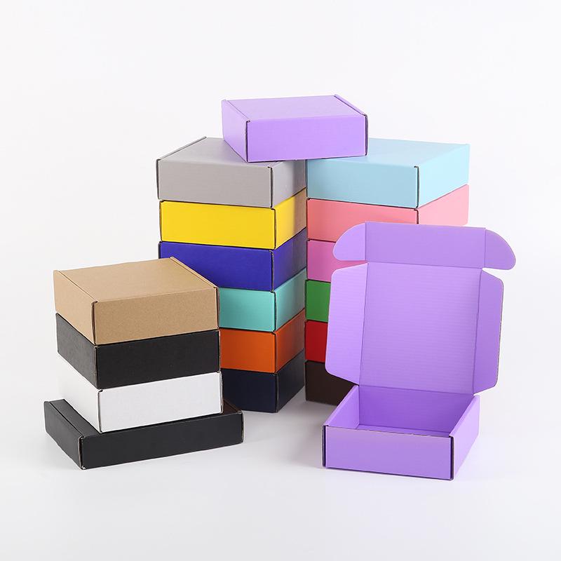 Durable Thickened Brown Jewelry Gift Box with Colored Packaging