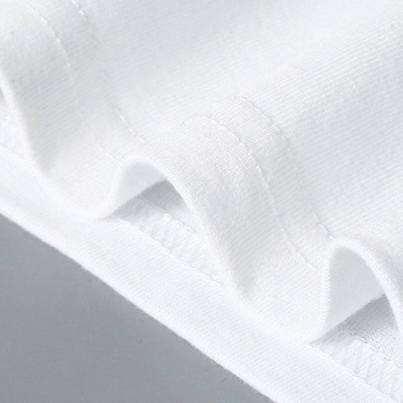 Men Teenager Summer Loose Short Sleeve O Neck Printed Pullover Brathable Cotton T-shirt