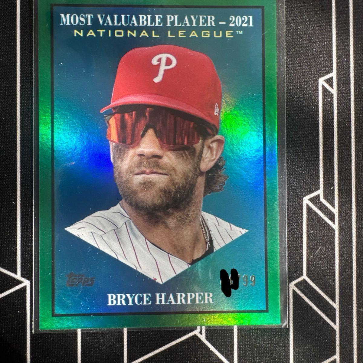 Used Topps MLB Bryce Harper Phillies 2021 MVP Limited to 99 Harper