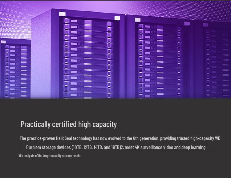 WD Purple 3.5" Monitoring HDD - 1TB, 2TB, 4TB, 6TB, 8TB Options Available