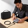 Heavy Duty Controller Storage Box Lightweight Travel Carrying Case with Ergonomic Handle for Computer Host Accessories