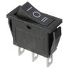 Rocker Switches 16A 250VAC 3 Position Accessory Black