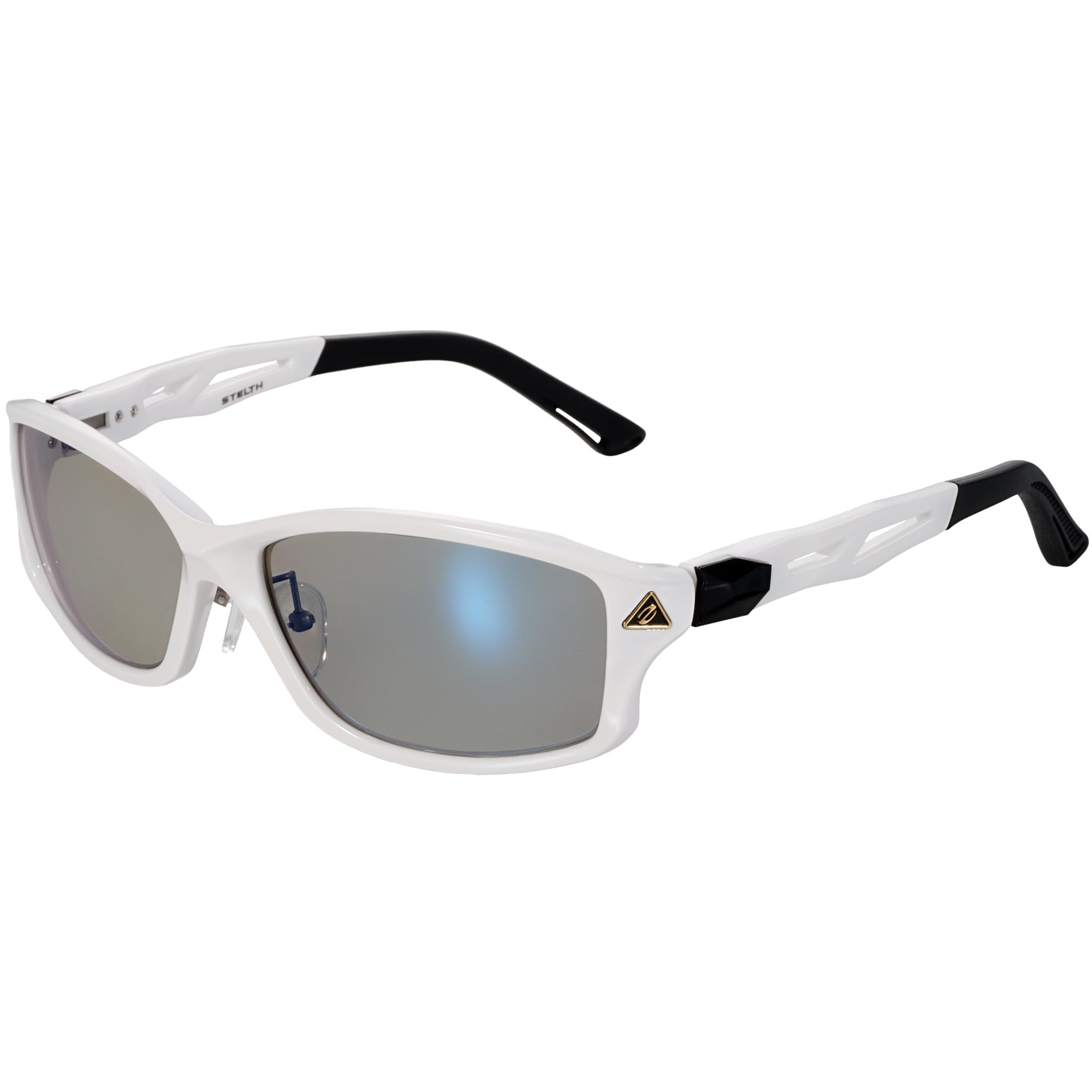 

Zeque Polarized Sunglasses STELTH Shiny White TRUEVIEW MIRROR [Zeque] F-2266 SPORTS/BLUE