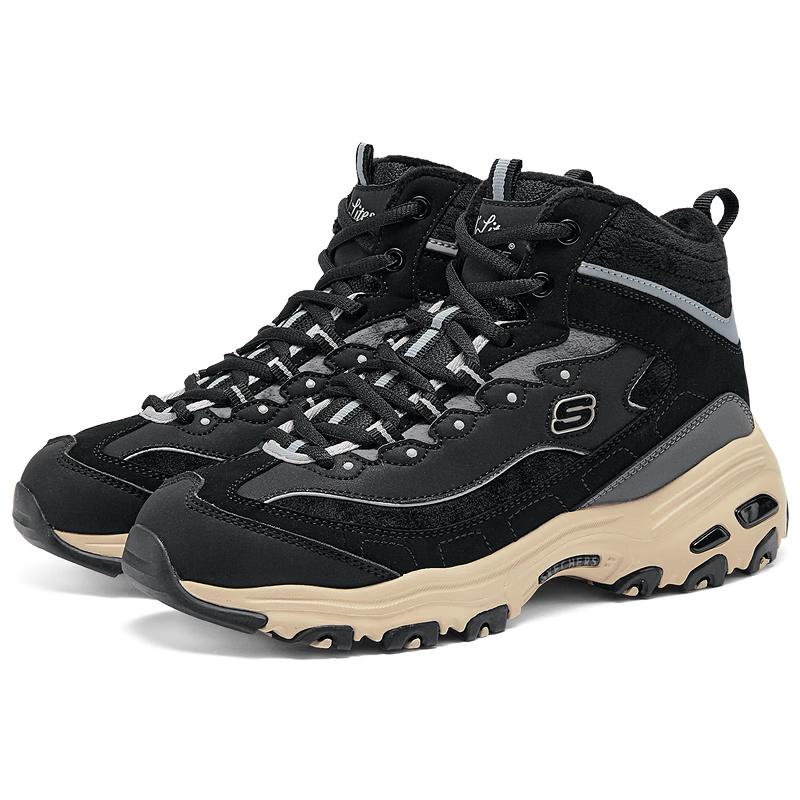 Skechers Women s Winter Lightweight Low-Top Lace-Up Dad Sneakers 37