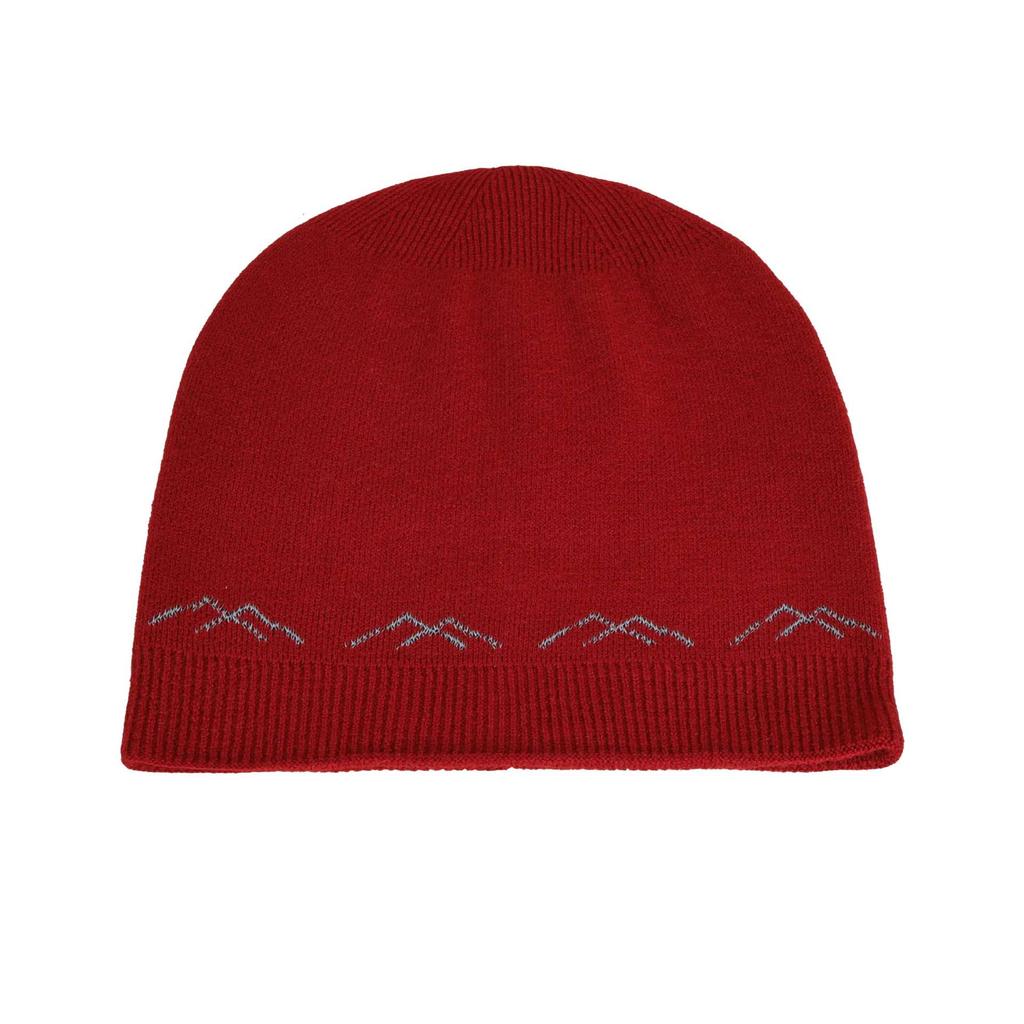 New Mountain Peak Embroidery Knitted Hat Men's and Women's Autumn and Winter Warm Wool Hat Versatile Pullover Cold Hat
