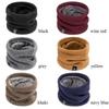 Knitted Scarf Fashion Soft Winter Warm Solid Cold-proof Collar Neck Warmer Thick Headband Ski Mask Men Women Plush Tube Scarf