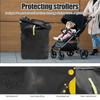 Large Stroller Cover Bag for Air Train Travel 420D Oxford Cloth Waterproof Gate Check Stroller Storage Bag with Adjustable Strap