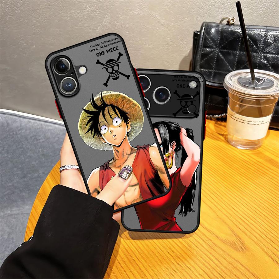 One Piece Cool Luffy Hülle Rückseite Handyhülle Case für iPhone 17 Pro Max 12 XS XR 16 Plus Air 13 Mini 7 8 SE 11 15 14
