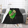 Broken Heart Feid Ferxxo Blanket Fleece Print Portable Warm Throw Blankets for Bed Bedroom Quilt#