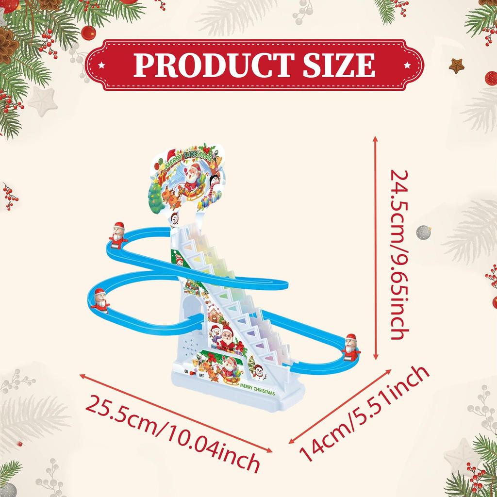 Santa Claus Climbing Toy Birthday Gifts Funny Easy to Assemble Creative Educational Roller Coaster