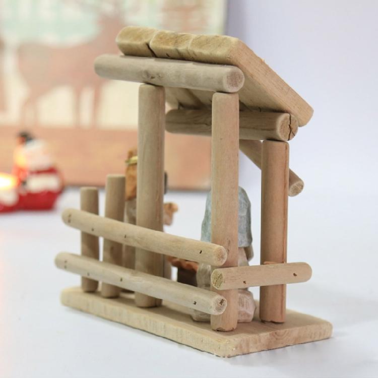 Christ Nativity Statue Scene Baby Jesus Manger Catholic Church Decoration