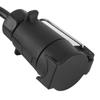 Portable 4 Pin to 7 Pin Trailer Connector for Secure Brake Light Separation Outdoor Adventures Convenient Travel Storage