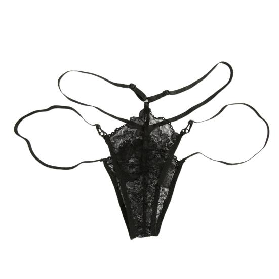 Dámské sexy krajkové spojování spodního prádla šaty s řemínkem na stehnech body set nočního prádla