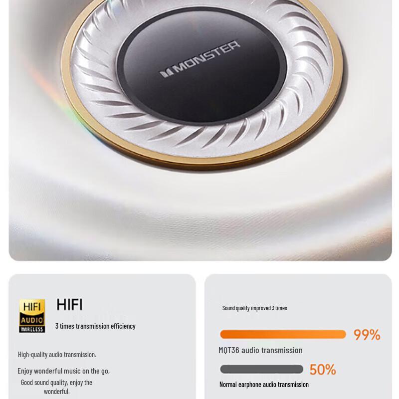 Monster Airlinks Turbine MQT36 Wireless Noise-Cancelling Earbuds