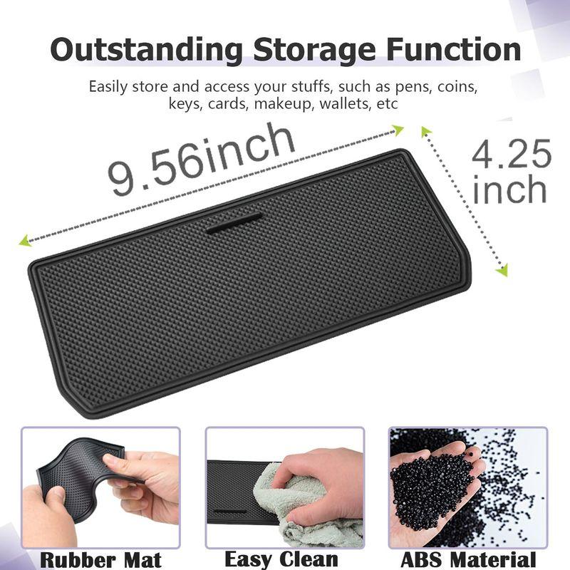 Center Console Hidden Panel Secret Pocket for Ford F150 -2024 2025 Cubby Cover Hidden Secret Storage Adapter Lid Accessories