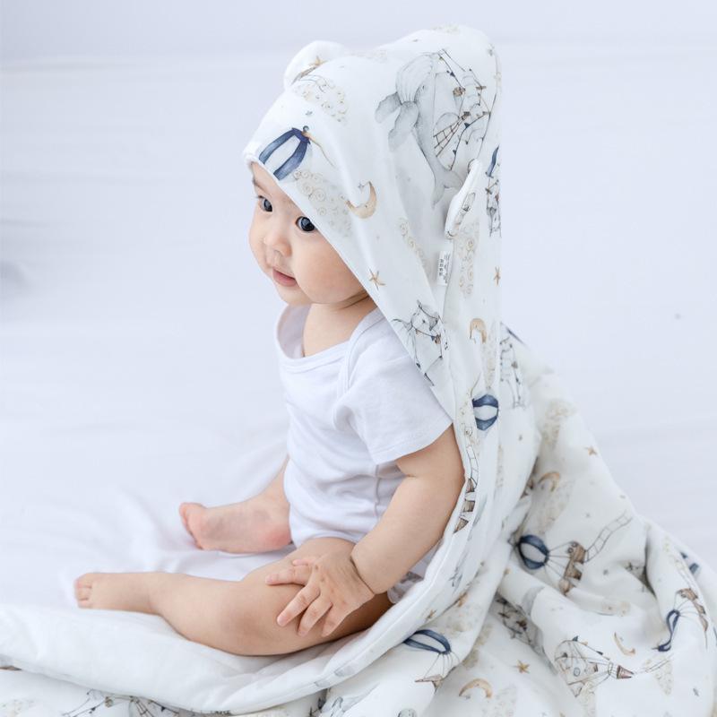 Newborn Mulberry Silk-Cotton Swaddle Blanket